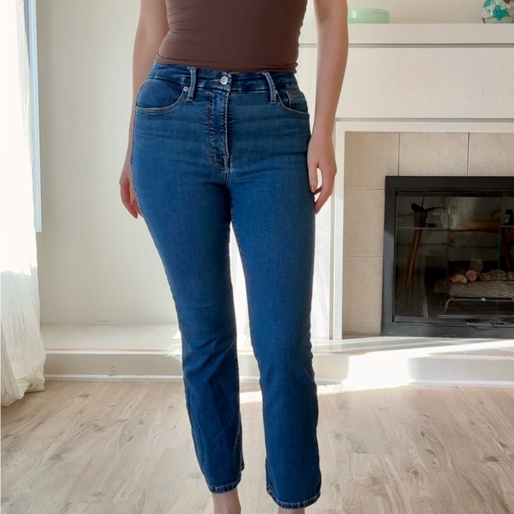 Good American Good Legs Straight Jeans